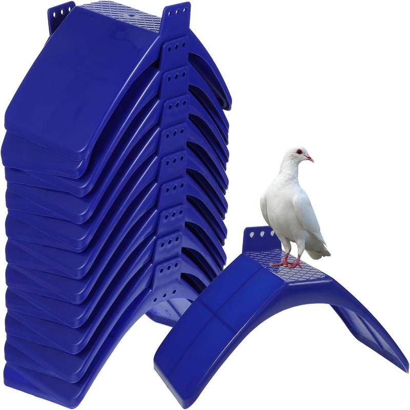 Tobeelec 20 Pcs Dove Rest Stand, Lightweight Dove Perches Plastic Birds Roost Holder, Doves Dwelling Frame Birdcage Accessories for Parrots and Other Birds - Image 1
